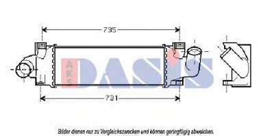 AKS DASIS 097008n -  Интеркулер